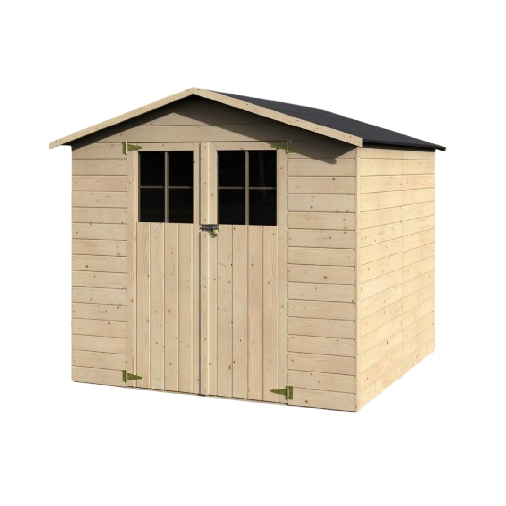 Garden Storage Shed for Outdoor Use in Solid Wood - 180 x 120 x 150