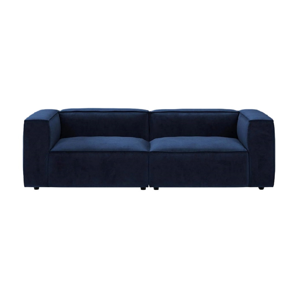 Sofa for Living Room in Upholstered Fabric - 200 x 90 x 75