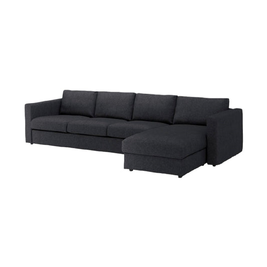 Sectional Sofa for Living Room in Fabric - 250 x 90 x 85